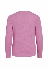 VILA VIDALO O-NECK - Stickad tröja - bonbon