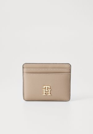 Tommy Hilfiger FEMININE CC HOLDER - Portefeuille - coastal taupe