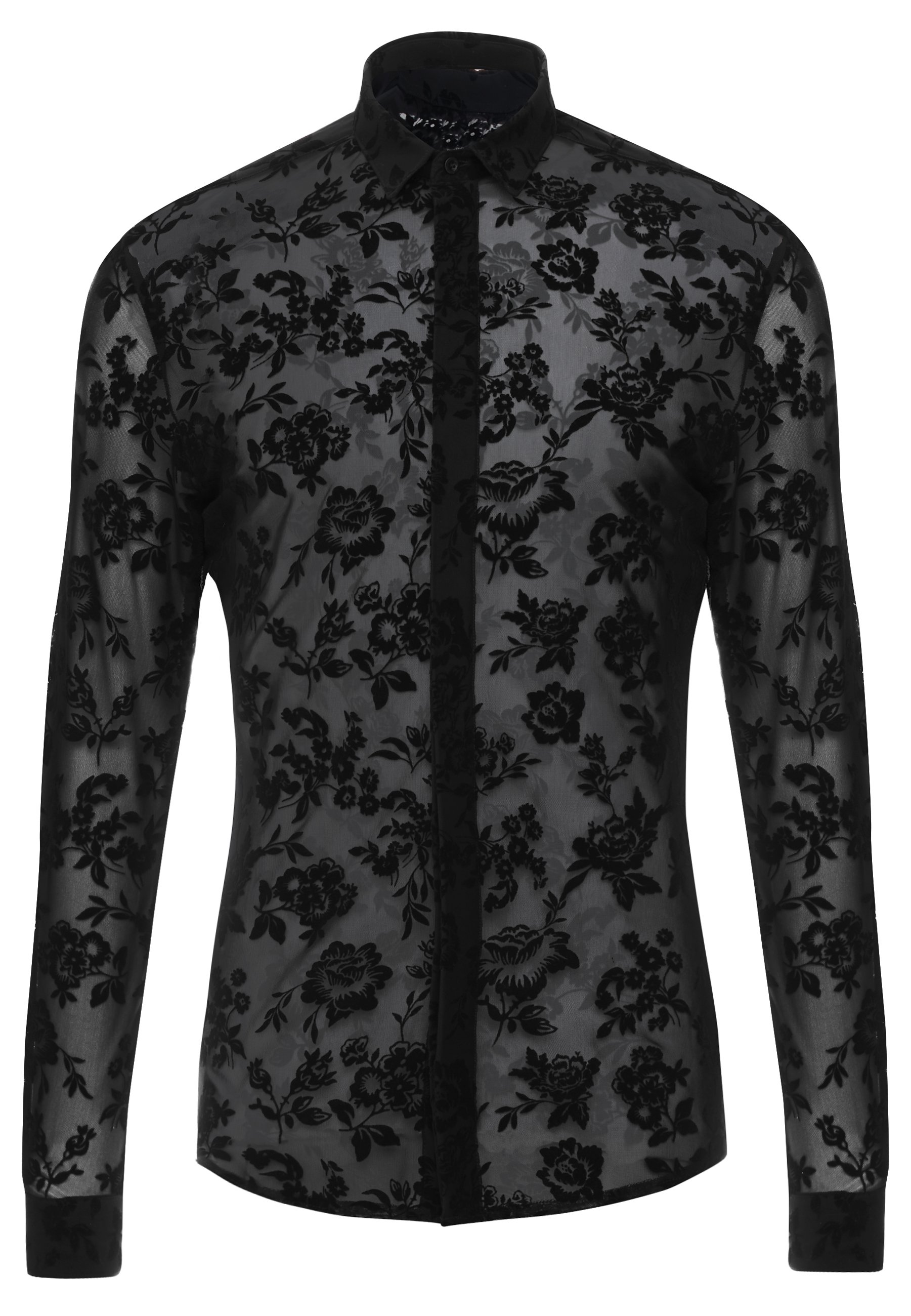 Twisted Tailor KASH FLORAL SHIRT Skjorte black Zalando.no Twisted Tailor HAYEK - Skjorte - black