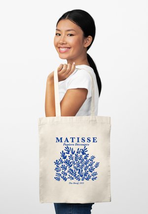 Henry Tiger, APOH LONDON HENRI MATISSE BLUE PAPIERS DÉCOUPÉS - Cabas - natural