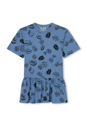 SHORT SLEEVED  - Robe en jersey - blue