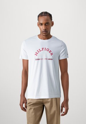 Tommy Hilfiger ARCH TEE - T-shirt con stampa - white