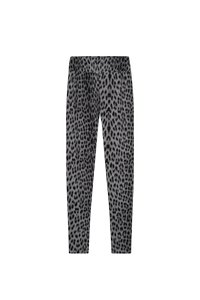 Leggings mit Leopardenmuster in Grautönen, aus einem weichen, dehnbaren Stoff, mit schmaler Passform und einem elastischen Bund für Komfort.