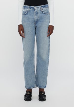 Straight leg jeans - blue denim