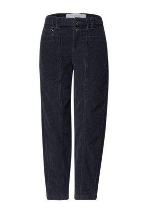 Street One Studio, MID WAIST BARREL LEG HOSE IM LOOSE FIT - Pantalon classique - indigo night