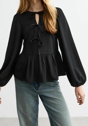 T-shirt à manches longues - black