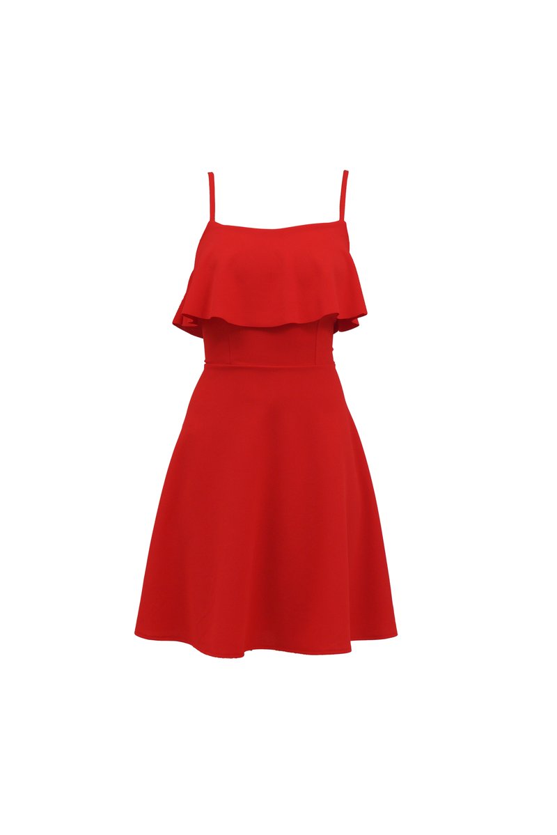 WAL G. Cocktailjurk rood