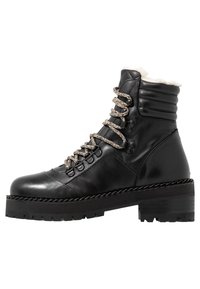 The Kooples Stivaletti con plateau - black