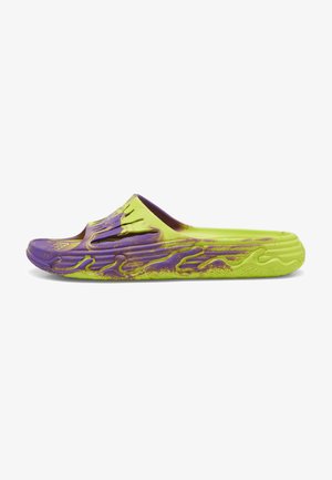 Puma MB.03 - Pantolette flach - safety yellow purple glimmer