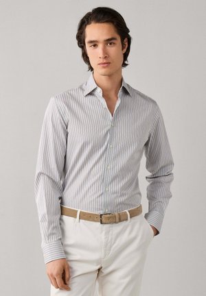 Hackett London, HACKETT LONDON SHIRT TRIO STRIPE - Hemd - ash grey