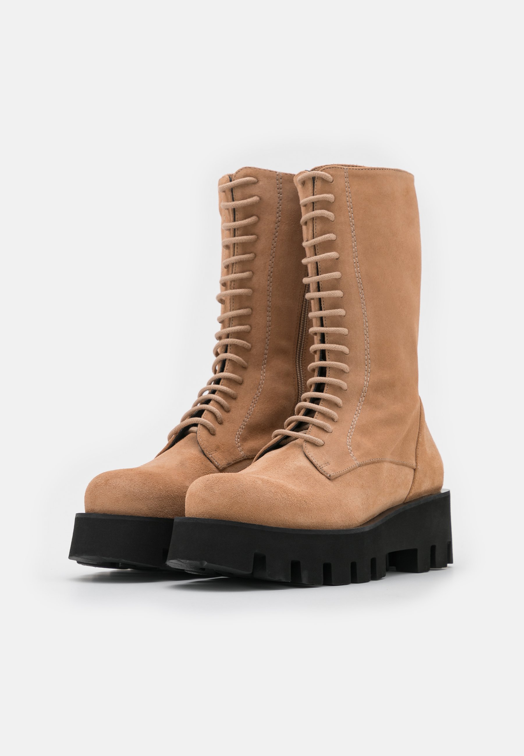 Women EXCLUSIVE AKAP - Lace-up boots - nocciola Women EXCLUSIVE AKAP - Lace-up boots - nocciola