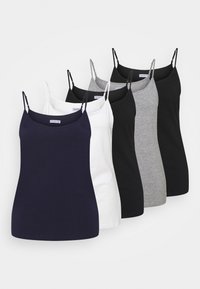 5 PACK - Top - black/white