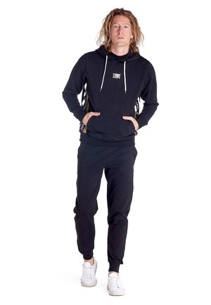 LEONE 1947, MAN HOODY 1947 GOLD - Sweat à capuche - black