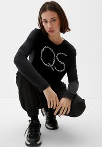 QS Langarmshirt - schwarz