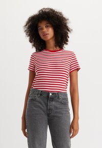 Levi's® THE PERFECT TEE - Paprasti marškinėliai - sandy script red