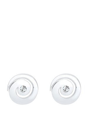 SPARKLING BASIC - MIT KRISTALLEN VON SWAROVSKI® - Øreringe - silberfarben