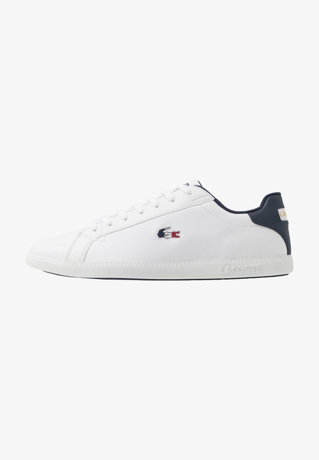 GRADUATE - Baskets basses - white/navy/red