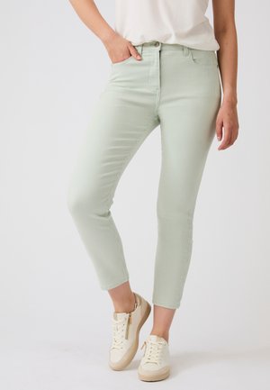 Damart, STRIPED TREND - Stoffhose - green striped