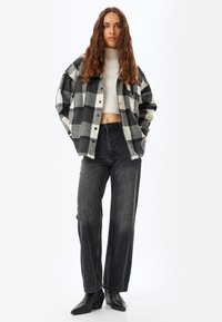 Koton CHECK PLAID - Let jakke / Sommerjakker - black