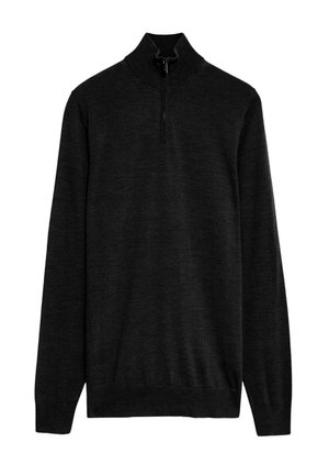 Autograph HALF ZIP - Striktrøje - black