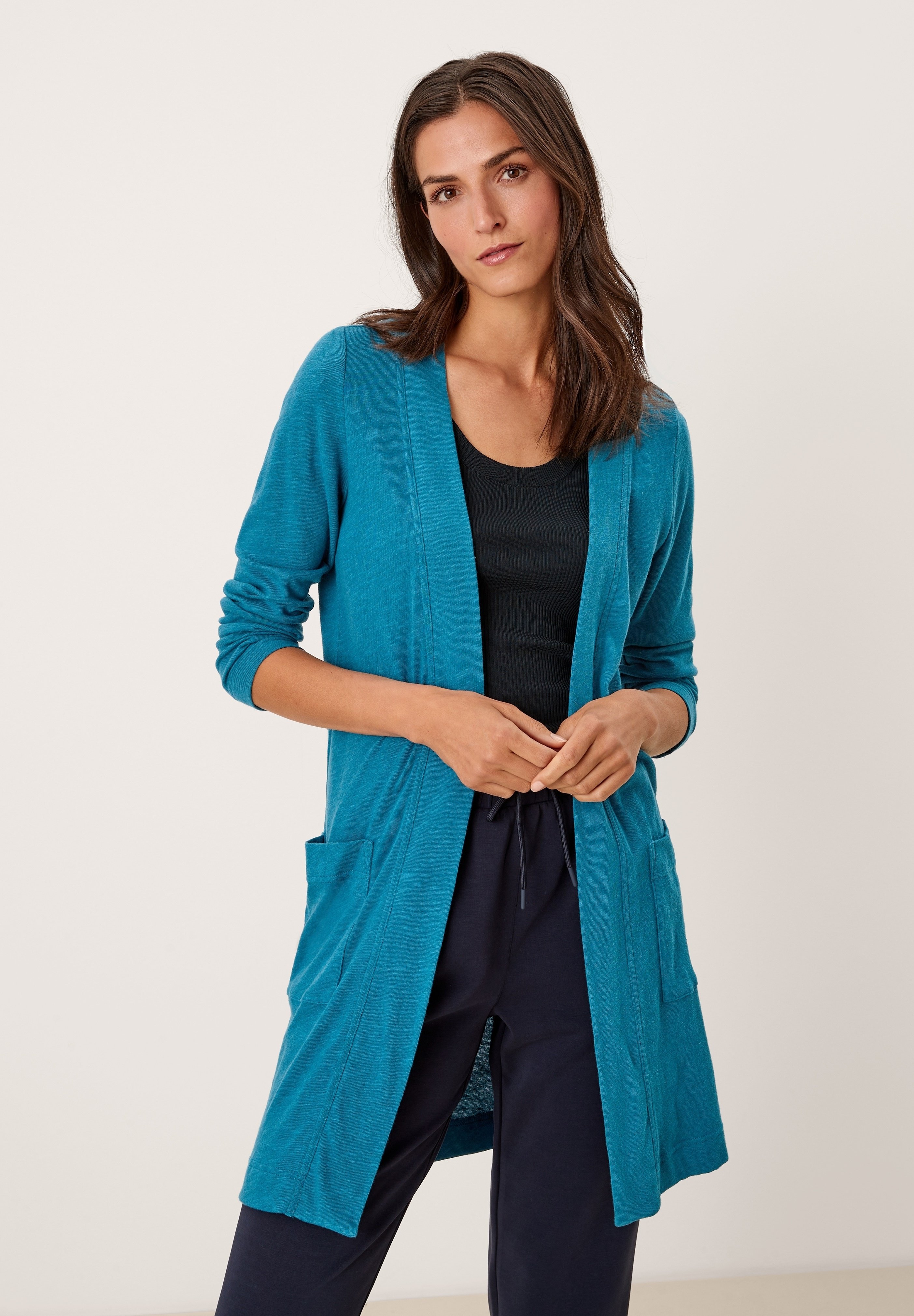 s.Oliver Cardigan - deep teal/teal 