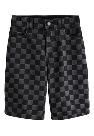 Next, REGULAR FIT - JORT - Shorts di jeans - grey check
