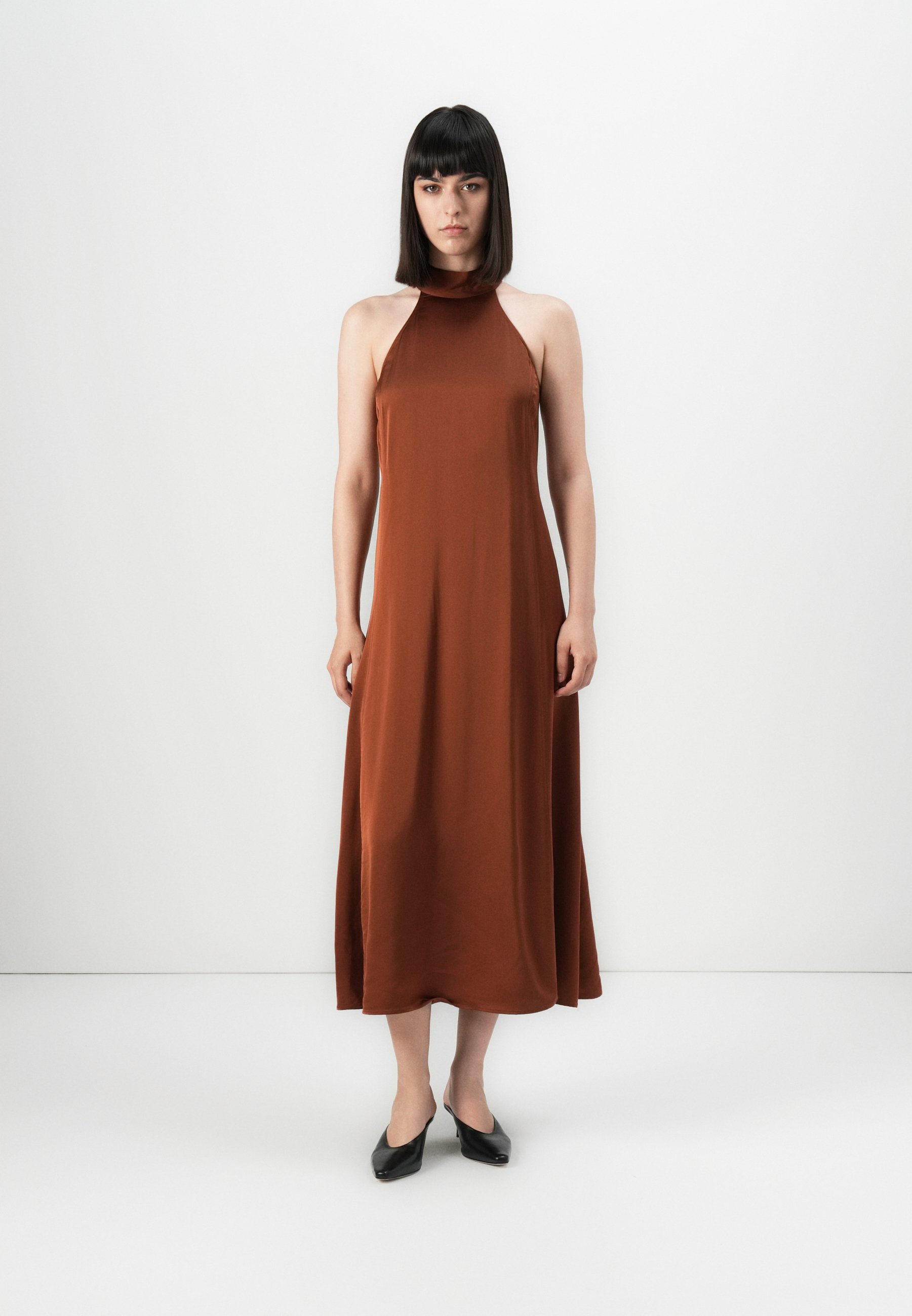 Samse Samse NETTLE DRESS - Occasion wear - tortoise shell/brown -  Zalando.ie
