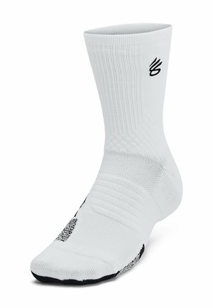 CURRY AD PLAYMAKER 1P MID - Športové ponožky - white