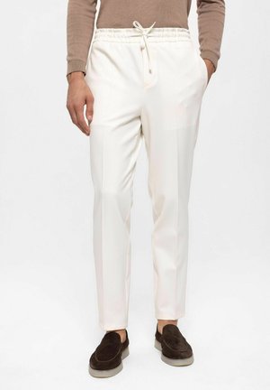 HIGH WAIST - Broek - ecru
