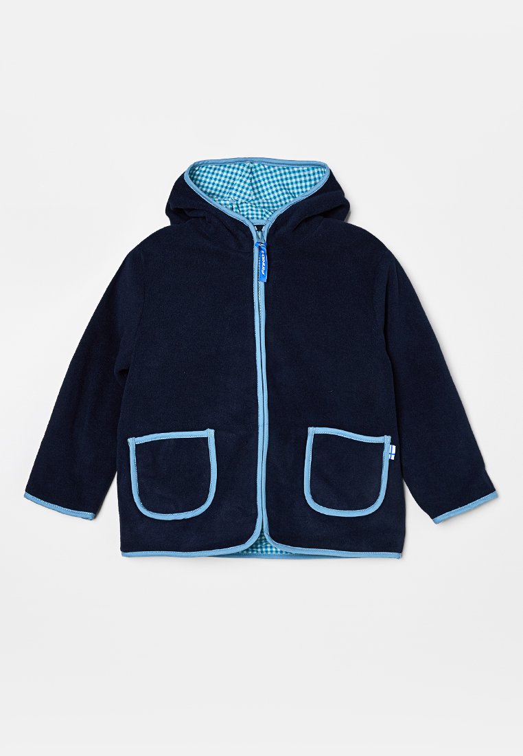 Finkid Fleecejas donkerblauw Finkid Fleecejas donkerblauw