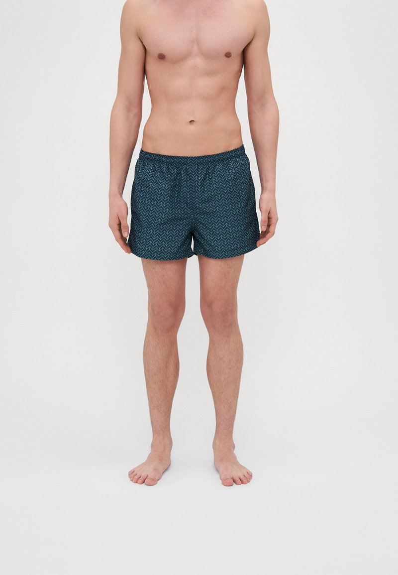 Ron Dorff - SWIM NORDIC LINE PATTERN - Short de bain - navy, Agrandir