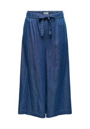 ONLY Carmakoma, JEANS MIT WEITEM BEIN CARBEA WEITER BEINSCHNITT JEANS - Wide Leg - medium blue denim