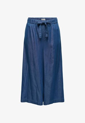 ONLY Carmakoma, JEANS MIT WEITEM BEIN CARBEA WEITER BEINSCHNITT JEANS - Wide leg - medium blue denim