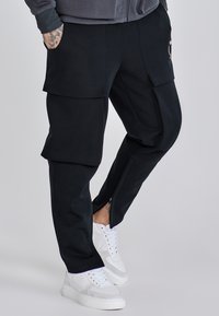 SIKSILK UTILITY - Pantalones cargo - black