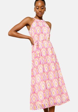 LolaLiza HALTER WITH IKAT PRINT - Jurk - purple blush