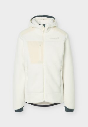 Norrøna, TROLLVEGGEN ZIP HOOD - Φλις μπουφάν - whisper white