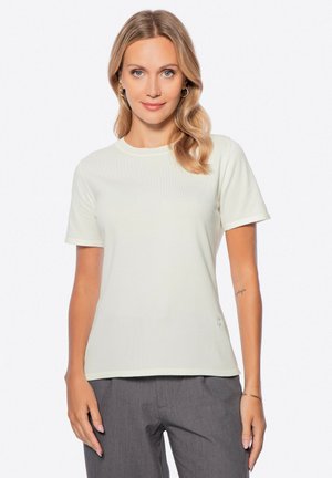 KURZARM - T-Shirt basic - cream