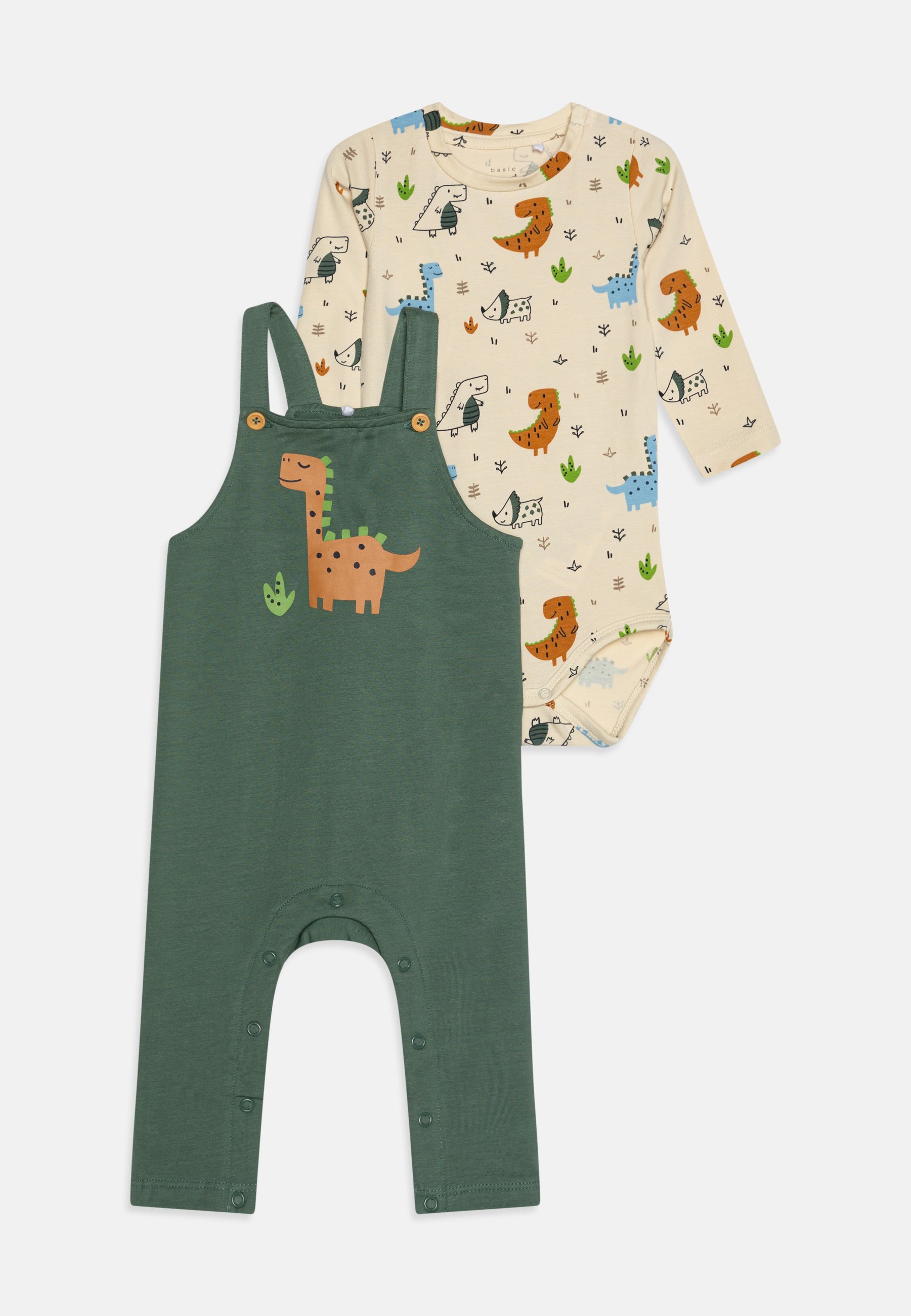 Ensemble Vêtement Enfant Vintage Ozona 2 Pièces - Tee-shirt Et Culotte Jaune Marine, Taille 18 Mois, 100% Coton