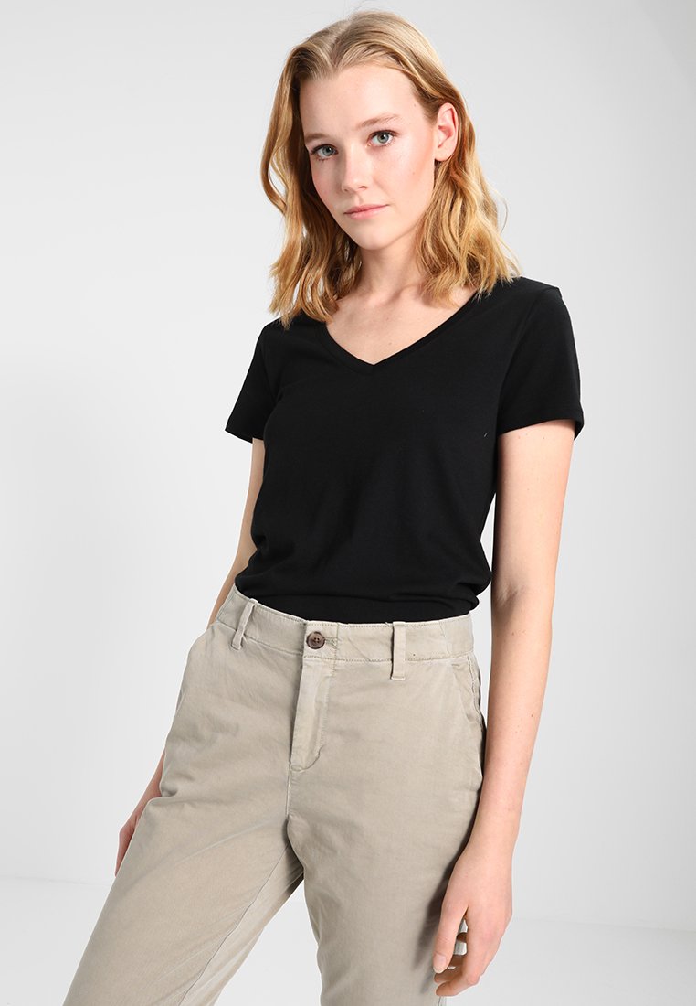 Damen T-Shirts | GAP T-Shirt basic true black/schwarz - PQ33195 Damen T-Shirts | GAP T-Shirt basic true black/schwarz - PQ33195
