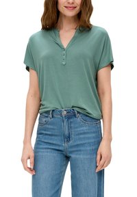 s.Oliver T-Shirt basic - helles petrol