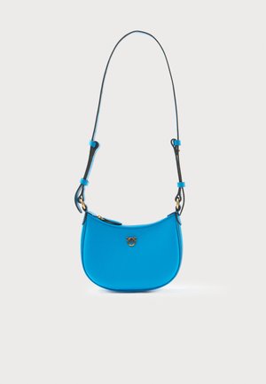 HALF MOON - Handtasche - azzurro dresda/antique gold-coloured