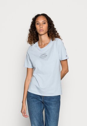 REGULARTEXT PRINT TEE - T-shirt con stampa - breezy blue