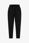 OVERSIZED CONTRAST TRACKSUIT BOTTOMS KYSON - Pantalon de survêtement - schwarz uni