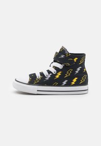 Converse - CHUCK TAYLOR ALL STAR ELECTRIC BOLT EASY-ON UNISEX - High-top trainers - black/golden wren/ghost town Thumbnail Image 1