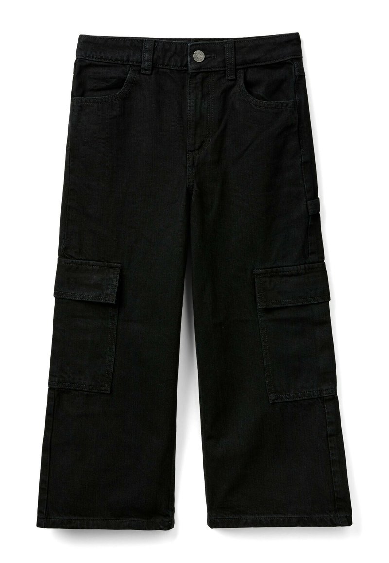 United Colors of Benetton WIDE - Jeans baggy - black