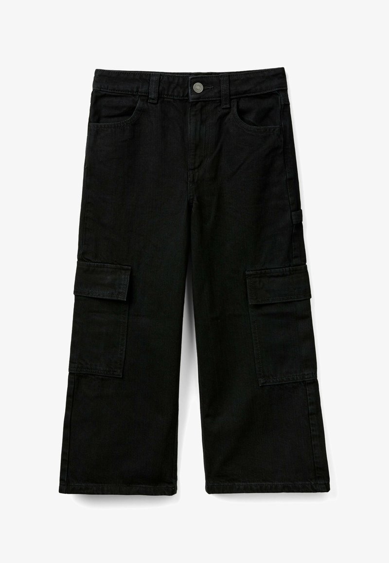 United Colors of Benetton WIDE - Jeans baggy - black