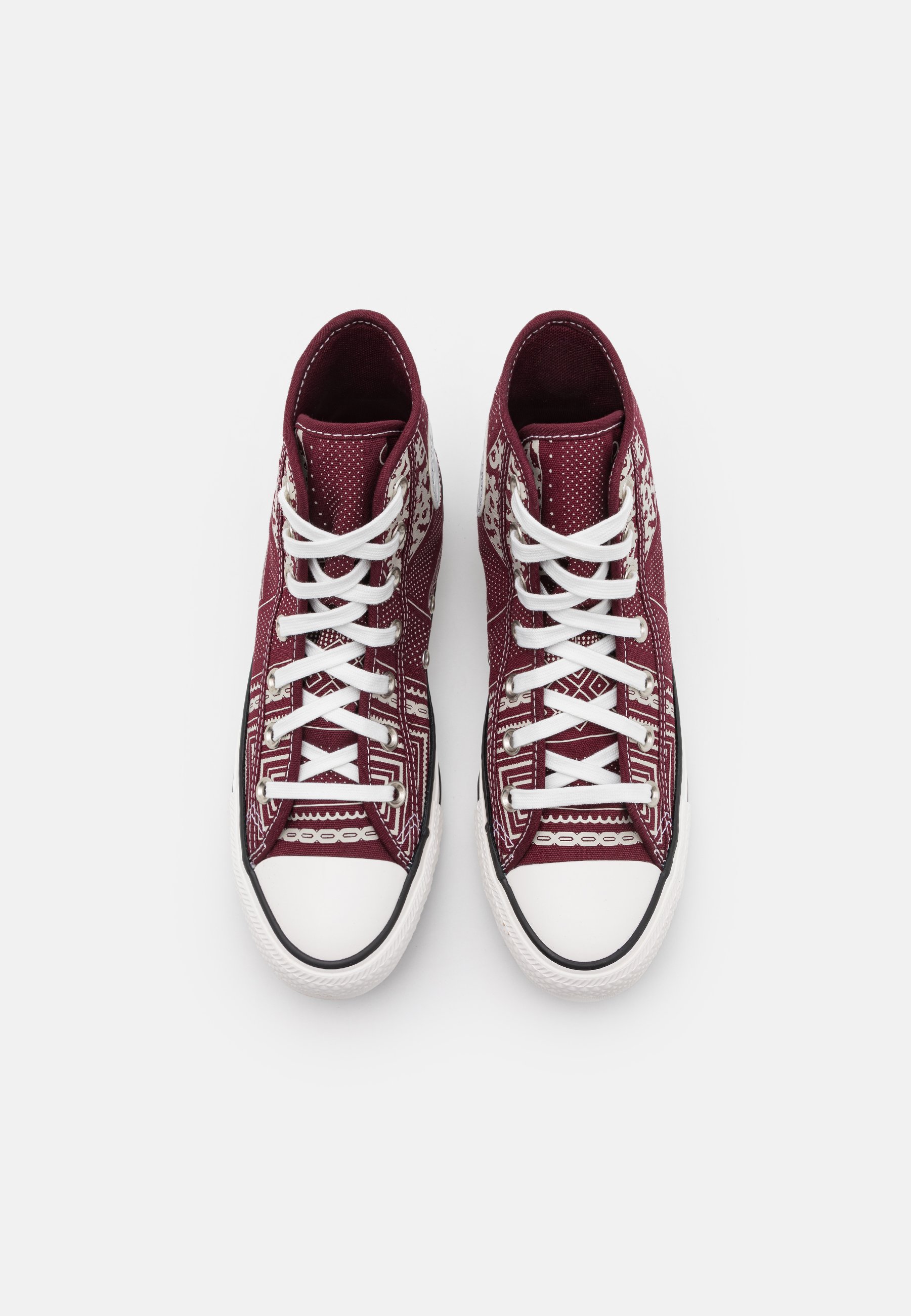 Converse CHUCK TAYLOR ALL STAR UNISEX - High-top trainers - deep bordeaux/vintage  white/black/bordeaux - Zalando.co.uk