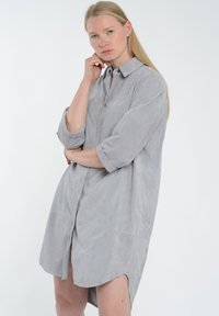 Maze Skjortekjole - steel