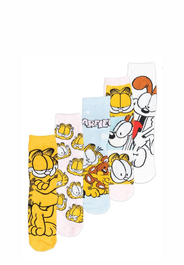 5ER PACK GARFIELD - Socken - mehrfarbig