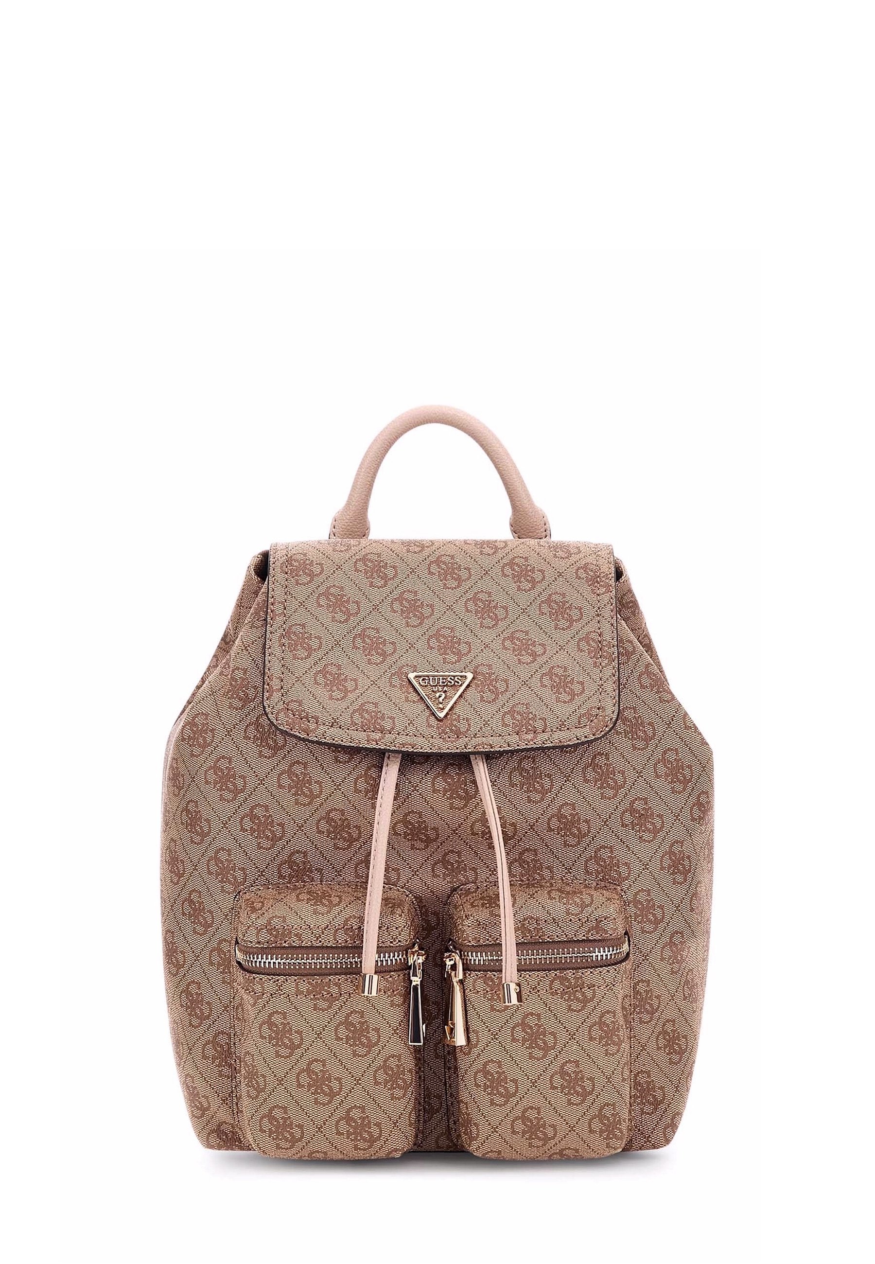 Guess MANHATTAN II FLAP LTL VAR - Rucksack - light brown 